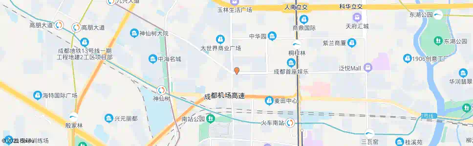 成都桐梓林南路_公交站地图_成都公交_妙搜公交查询2025
