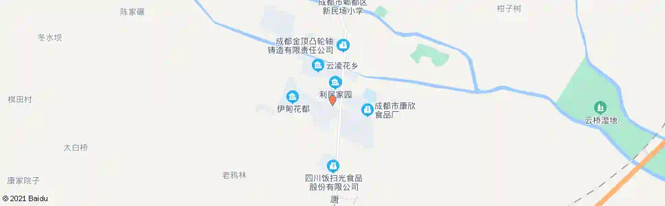 成都新民场_公交站地图_成都公交_妙搜公交查询2025