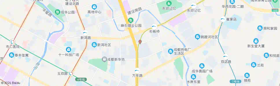 成都东秀一路西_公交站地图_成都公交_妙搜公交查询2025