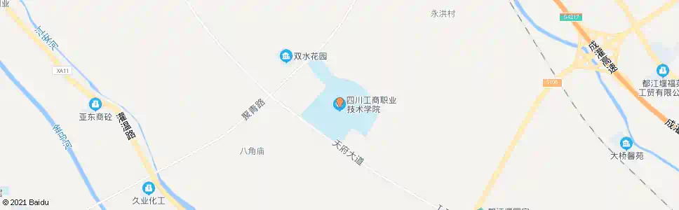 成都四川鑫达站(原工商技术学院)_公交站地图_成都公交_妙搜公交查询2025