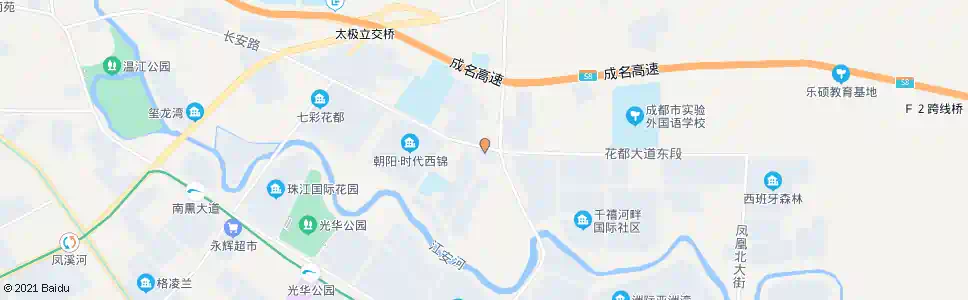 成都温泉大道口_公交站地图_成都公交_妙搜公交查询2025