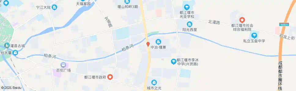 成都中冶堰景_公交站地图_成都公交_妙搜公交查询2025