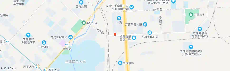 成都民兴北一路口_公交站地图_成都公交_妙搜公交查询2025