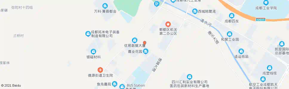 成都德源南路静园东路口_公交站地图_成都公交_妙搜公交查询2025