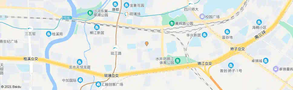 成都经天中路_公交站地图_成都公交_妙搜公交查询2025