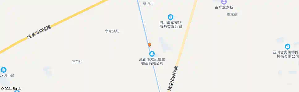 成都双流耐火保温材料厂_公交站地图_成都公交_妙搜公交查询2025