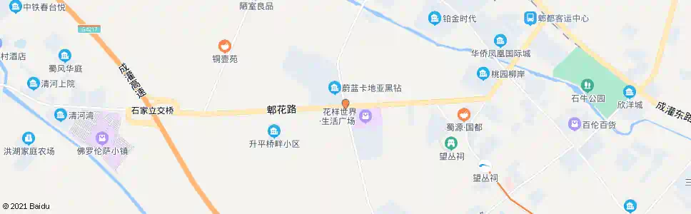 成都中信大道郫花路口_公交站地图_成都公交_妙搜公交查询2025