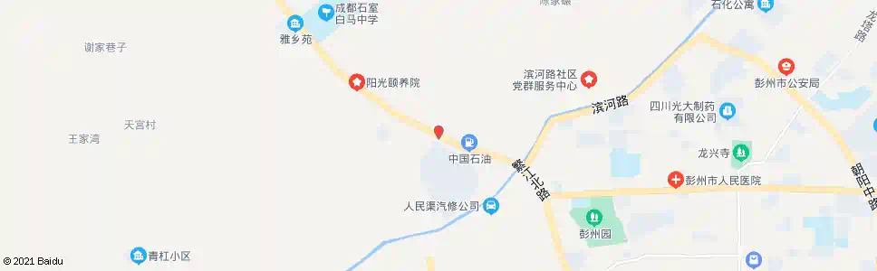 成都白马社区_公交站地图_成都公交_妙搜公交查询2025