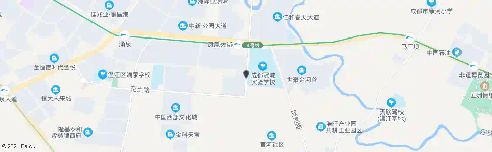 成都凤凰南大街_公交站地图_成都公交_妙搜公交查询2025