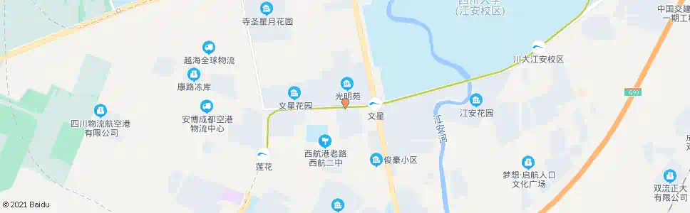 成都川大路长城路口_公交站地图_成都公交_妙搜公交查询2025