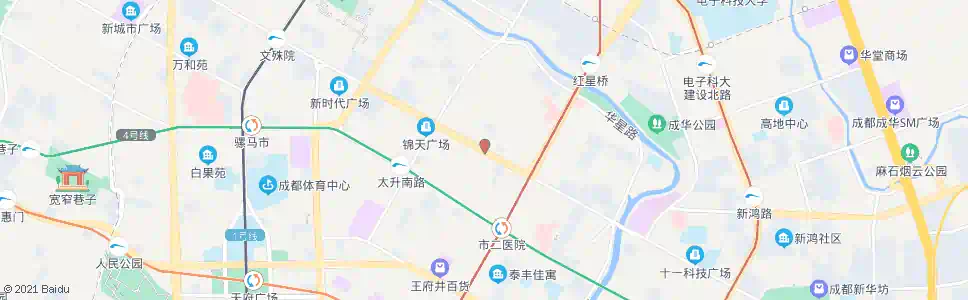 成都福德街_公交站地图_成都公交_妙搜公交查询2025
