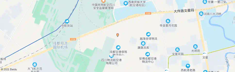 成都航枢大道口_公交站地图_成都公交_妙搜公交查询2025