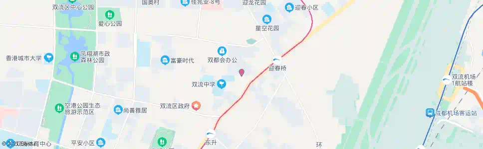 成都迎春路一段_公交站地图_成都公交_妙搜公交查询2025