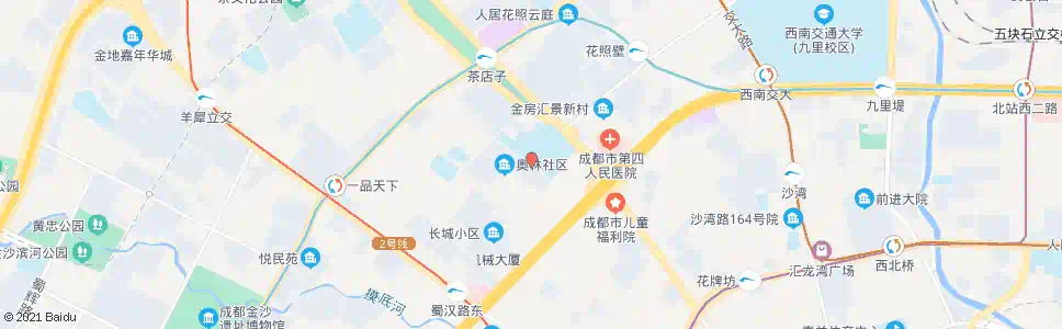 成都五里墩支路中_公交站地图_成都公交_妙搜公交查询2025