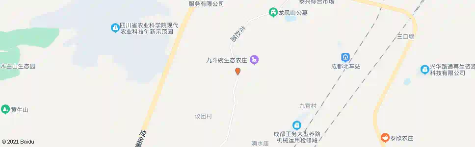 成都义团村2站_公交站地图_成都公交_妙搜公交查询2025