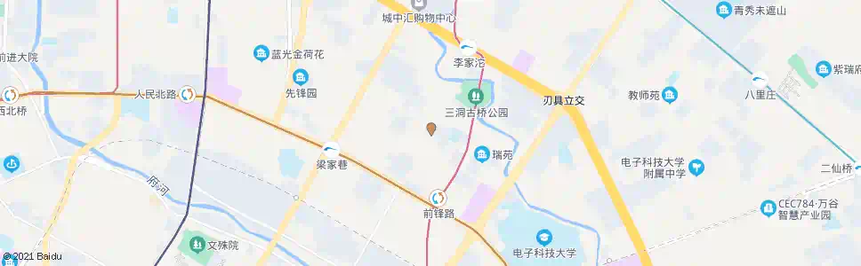 成都三友路北_公交站地图_成都公交_妙搜公交查询2025