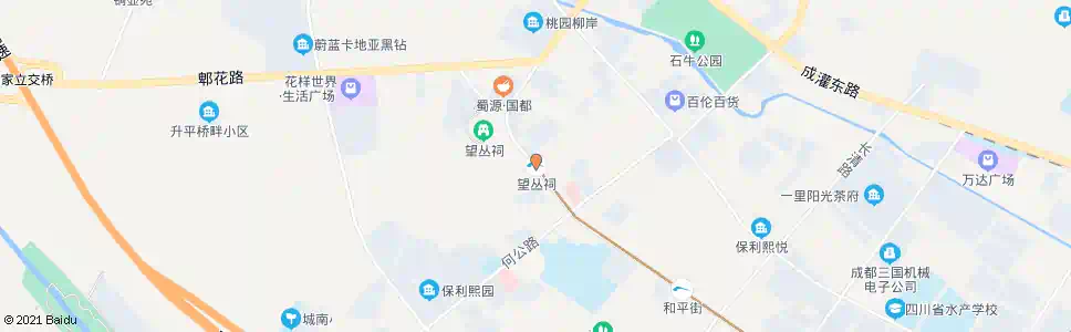 成都望丛祠西_公交站地图_成都公交_妙搜公交查询2025