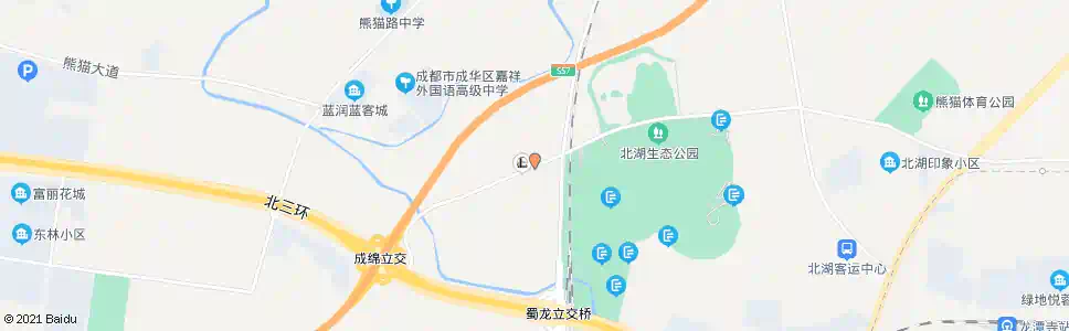 成都龙青环线蜀龙路口_公交站地图_成都公交_妙搜公交查询2025