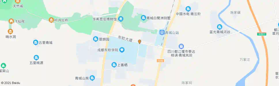 成都东软后门_公交站地图_成都公交_妙搜公交查询2025