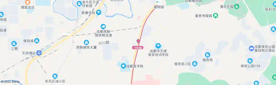 成都长胜六队_公交站地图_成都公交_妙搜公交查询2025