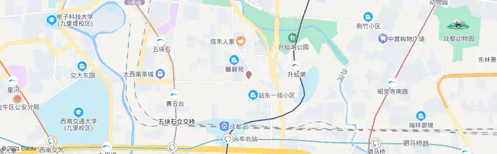 成都北街小区_公交站地图_成都公交_妙搜公交查询2025