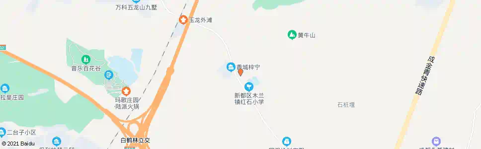 成都江西村_公交站地图_成都公交_妙搜公交查询2025