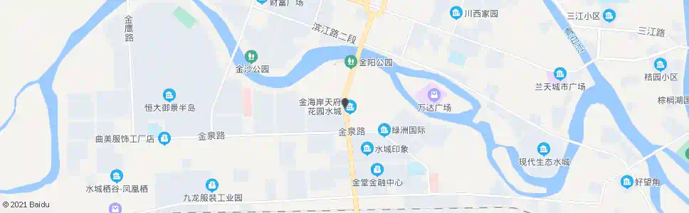 成都金阳水景_公交站地图_成都公交_妙搜公交查询2025