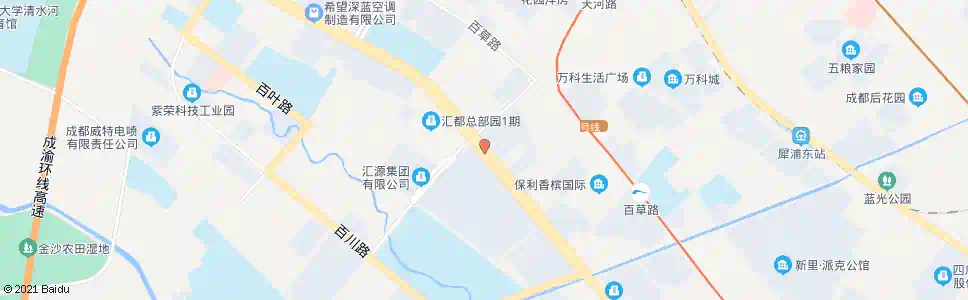 成都西芯大道_公交站地图_成都公交_妙搜公交查询2025
