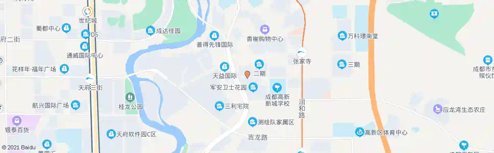 成都中和二街和美路口_公交站地图_成都公交_妙搜公交查询2025