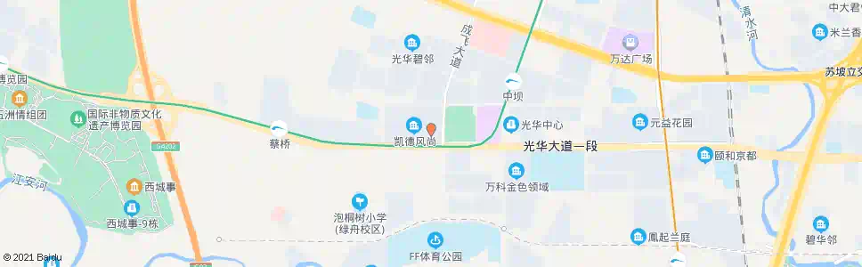 成都凯德风尚_公交站地图_成都公交_妙搜公交查询2025
