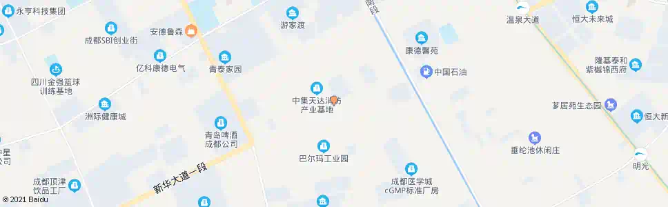 成都新华大道一段_公交站地图_成都公交_妙搜公交查询2025