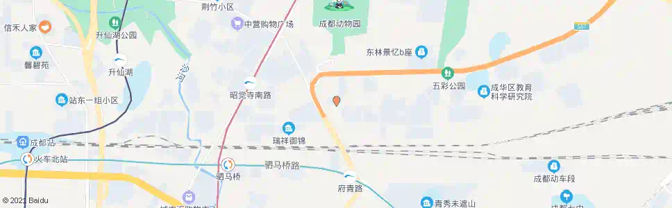 成都昭青路_公交站地图_成都公交_妙搜公交查询2025