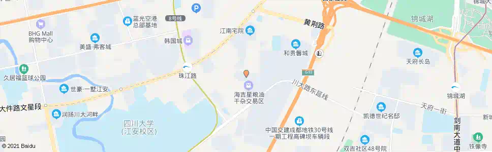 成都阳光地中海_公交站地图_成都公交_妙搜公交查询2025