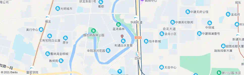 成都伏龙路一段_公交站地图_成都公交_妙搜公交查询2025