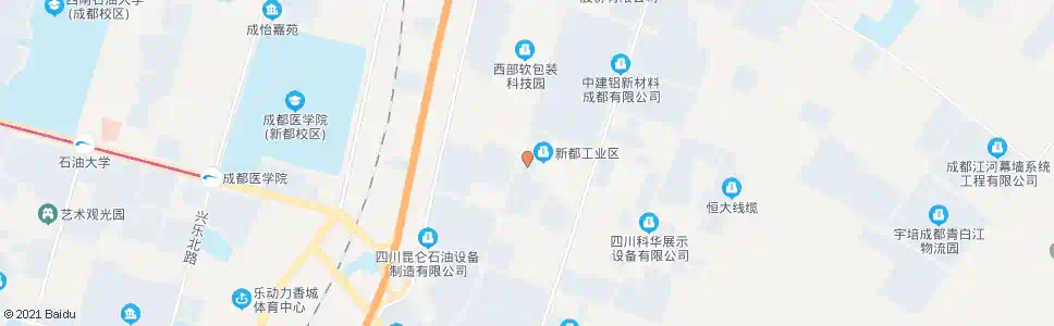 成都工业区管委会_公交站地图_成都公交_妙搜公交查询2025