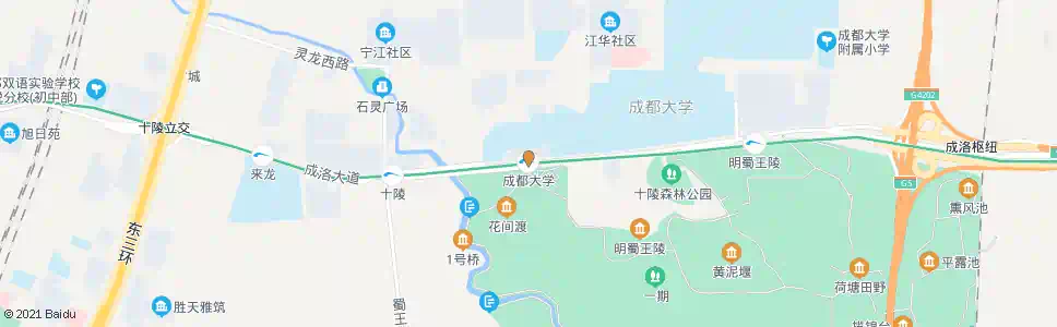 成都川师大成都学院_公交站地图_成都公交_妙搜公交查询2025