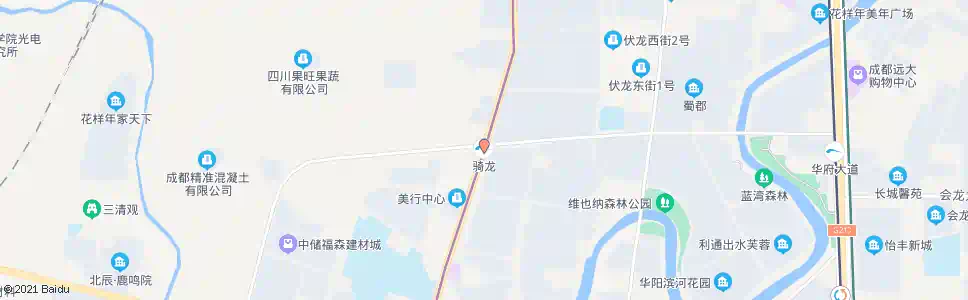 成都骑龙庙_公交站地图_成都公交_妙搜公交查询2025