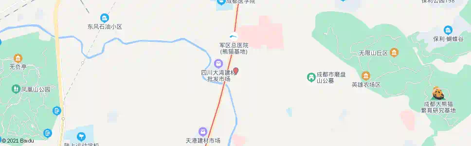 成都天岭路西_公交站地图_成都公交_妙搜公交查询2025