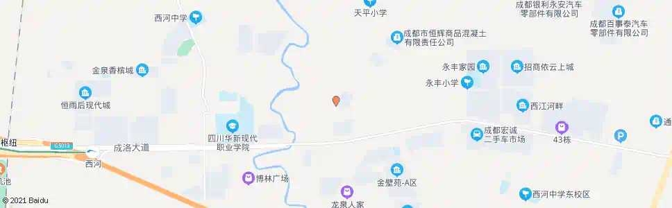 成都天平村_公交站地图_成都公交_妙搜公交查询2025