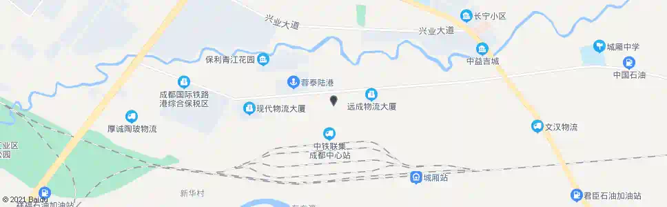 成都集装箱物流园区_公交站地图_成都公交_妙搜公交查询2025