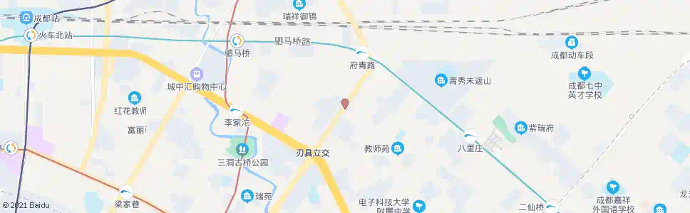 成都府青路三段_公交站地图_成都公交_妙搜公交查询2025