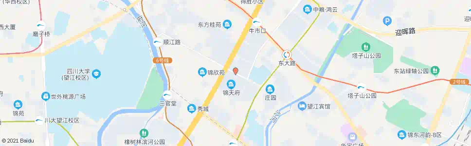 成都通盈街西_公交站地图_成都公交_妙搜公交查询2025