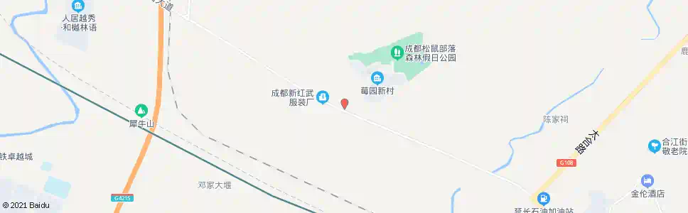 成都金马八大队三队_公交站地图_成都公交_妙搜公交查询2025