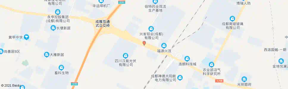 成都牧华路空港四路口_公交站地图_成都公交_妙搜公交查询2025