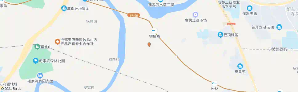 成都鱼嘴村_公交站地图_成都公交_妙搜公交查询2025