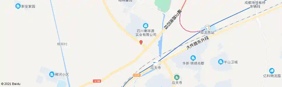 成都藏卫路双楠大道口_公交站地图_成都公交_妙搜公交查询2025