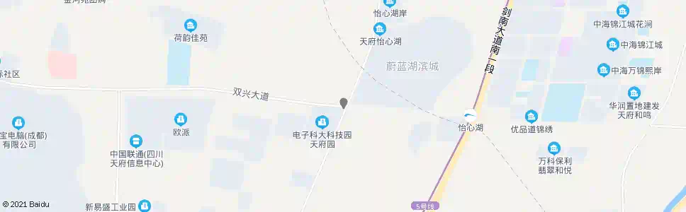 成都电子科技产业园_公交站地图_成都公交_妙搜公交查询2025