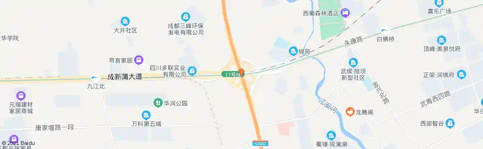 成都成新蒲大道口_公交站地图_成都公交_妙搜公交查询2025