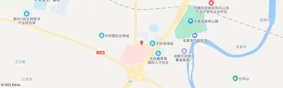 成都凤凰村_公交站地图_成都公交_妙搜公交查询2025