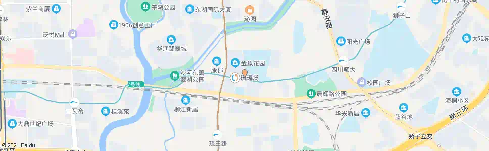 成都晨辉北路_公交站地图_成都公交_妙搜公交查询2025